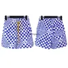 O2B2 Herren- und Frauen High Street Shorts Modemarke Rhude 2023 Frühling/Sommer Neue American Trendy Plaid Personalisierten Druck losen entspannten Sportarten