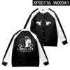 Mens Jackets Link Click 3D Printing MenWomen AutumnWinter Baseball Jacket Coat Long Sleeves Anime Streetwear Plus Size Clothing 230810