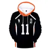 Men's Hoodies 2023 Anime Young Manga Harajuku Hooded Sweatshirt Haikyuu 3D Casual Adult Pullovers Girl/Boys Sweatshirts