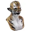 Scary Tiger Animal Mask Halloween Carnival Night Club Masquerade HEUP Maski Klasyczna impreza Cosplay Cosplay Props