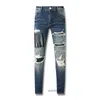 2023New Men Jeans Hole Light Blue Dark gray Italy Brand Man Long Pants Trousers Streetwear denim Skinny Slim Straight Biker Jean for D2 Top quality ###RandomTex