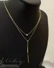 Chains Lerca Multilayer 18K Real Gold Necklace For Women Fashion Solid Geometric Chain Collar Fine Jewelry Gift