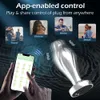 Anal Toys Bluetooth App Plug Vibrator Wireless Remote Control Butt Prostate Massager Trainer Sex For Women Men Adult 230811