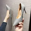 2023 Spring New Style Fashion Outwear Outdear Mouth Mouth Pointed Sexy Propositile Slim Fit High Heels 230811