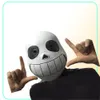 Latex Full Head Latex Sans Mask Cosplay Skull Mask Hood Masque Halloween Kids per adulti Undertale Sans Masches Celmetto Fancy Dress Game P6798013