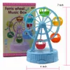 Decorative Objects Figurines Carousel Musical Box Plastic Music Box Birthday Gift Home Decoration Accessories Valentine's Day Gift 230810