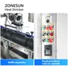 ZONESUN Automatic PVC Capsule Heat Shrinker Bottle Sealing Machine Tamper Evident Seal Wine Sauce Packaging Equipment ZS-SXRS1