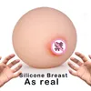 유방 형태 인공 가슴 가짜 실리콘 장난감 남성 자위기 도구 001 230811