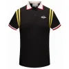 Polo Shirt Men Applique Embroidery Striped Sleeves Comfortable Summer Short Wear Top Men's T-shirts CXG23081116-6