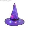 Altre forniture per feste festive Decorazione di Halloween Led Witch Wizard Lights Cosplay Costume Props Horror Ghost Pumpkin Home Darden D DHNNW Z230814