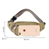 Outdoor Bags Unisex Functional Waist Bag Casual Canvas Mobile Phone Men And Women Convenient Belt Banana Fanny Pack
