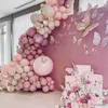 Decorazione Farfalla Palloncino Ghirlanda Decorazioni di compleanno Bambini Baby Shower Ragazza Catena Forniture per matrimoni