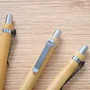 24/60 datorer Partihandel Spot Bamboo Material Ballpoint Pen Pennor för att skriva söta brevpapper