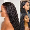 Человеческие Chignons 13x4 Deep Wave Lace Frontal Front Hair S для женщин, бразильский натуральный Remy 4x4 Clre Baby 230811