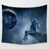 Arazzi motivi di bellezza di bellezza murate murales murali rettangolare a muro di taglio e stazione spaziale Mirror wall art tapestry r230810