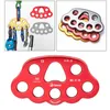 Rock Protection 45KN 8 Holes Rigging Plate Climbing Anchor Point 4500kg Abseiling Equipment HKD230811