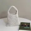 Sac à main coton tissé à la main Pure et été sac coton coton coton sac à main frais sac à main frais sac à main coloré