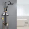 Banheiro pressurizado no chuveiro de parede conjunto de banheiro conjunto de banho doméstico conjunto de chuveiro de torneira quente e frio
