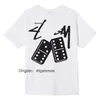 SY men t shirt designer t shirts women clothing graphic tees Pattern tee clothing high street cotton Hip Hop Simple Letters Retro Print Loose dice VYV6