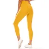 Lu Leggings taille haute femmes push-up Fiess Legging aligner doux hanche ascenseur en forme de T pantalons de sport en cours d'exécution élastique fille Yoga