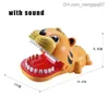 Pull Toys Crocodile Teeth Bite Toy Crocodile Teeth Game Interesting Dinosaur Rod Toy Children's Interactive Novels Tricks Techniques and Jokes Z230814