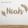 Decorative Objects Figurines Personalized custom made Wooden Name Sign Wood Letters Wall Art Decor for Nursery or Kids Room large size 230810