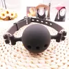 Bondage Fetish Extreme Full Silicone Breathable Ball Gag bondage open Mouth Gags Adult Sex Toys For Couple adult game Size S M L 230811