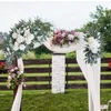 Decorative Flowers Wedding Arch Handmade Farmhouse Artificial Flower Swag For Drapes Table Parties Car Front Door