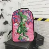 Hallowmas 디자이너 만화 Doodle Shark Backpack Fashion Schoolbag 젊은 사람들 팩스 팩 클래식 대용량 성격 멋진 여행 가방 노트북 가방 230811