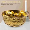 Bowls Treasure Bowl Lovely Present Treasures Decorative Layout Adgnment Home Cornucopia Desktop Ornament Exquisite