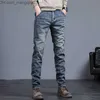 Men's Jeans 2023 Spring/Summer New High end Classic Fashion Retro Elastic Calf Men's Casual Ultra Thin Comfortable Trend Jeans 27-36 Z230814