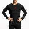 Men's T Shirts Rrand Long Sleeve Workout Bodybuilding Fitness T-shirt Breathable Comfortable Casual Fashion Trend Slim Sports Shirt