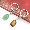 Fashion Irregolare Natural Stone Keychain Nuovi accessori per gioielli Accessori semplici a ciondolo a ciondolo agata Crystal Agate Pinta per donne Regalo per feste