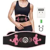 Kärnbuktränare Abdominal Trainer Vibration Slimming Belt Ems Muscle Stimulator Toning Bälten Abdomen Arm Leg Midja träning Hem Fitness Hastighet 230811