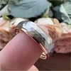 Bröllopsringar 6mm 8mm Drop Tungsten Carbide Ring Men Women Band Engagement Smycken Borsta Comfort Fit Fit