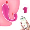 Giocattoli per adulti App Dual Motor App Bluetooth Controllo Bluetooth Vagina Vibratori clitoride G spot vibrante stimolatore indossabile Massager anale giocattoli sessuali per donne 230810