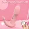 Wibratory obracające wibratorowe pchnięcie dildo teleskopowy zdalny masturbator żeński pochwę g punktowy masaż łechtaczki stymulator sex zabawki dla kobiet 230811