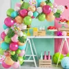 Guirlande de ballons tropicaux hawaïens, décoration d'anniversaire, décor d'été pour enfants, réception-cadeau pour bébé