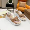 Designerskie buty w paski vintage Sneakers Men Buty Buty platforma swobodne buty sezonowe odcienie