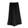 Mäns byxor plus-storlek Loses Lose Casual Hair Stylist Fashion Street Style Horn Wide Leg Culottes kläder