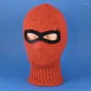 Berets Knitted Hat Autumn And Winter Warm Three Hole Wool Riding Toe Biking Baotou Outdoor Solid Color Mask