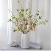 Kwiaty dekoracyjne 5pc 93 cm sztuczna gałąź magnolii z liść
