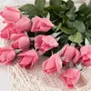 Decorative Flowers Artificial Real Touch Roses Silk Fake Peony Diy Home Decorations For Wedding Party Birthday Valentine'S Day Gift