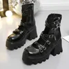 2023 Sommer New Fashion Cross Gürtel Schnalle Punk Style Dark Spicy Girl Sweet Cool Hollow out dicke Sohle coole Stiefel 230811