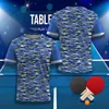 Outdoor-T-Shirts schnell trocknend Tischtennis Kleidung Männer Hemd T-Shirt mit Badminton-Uniformen trocknen rundes Halskragen Kurzarm 230811