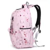 Torby szkolne duże szkolne szkolne Student School Plecak wydrukowany Waterproof Bagpack Bagpack Primary School Book Bags for Teenage Girls Mochila 230810