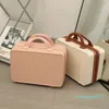Duffel Väskor 14 tum Mini Handbagage Kosmetisk fodral Makeup Bär påse Travel Hård skal Organiser Bag liten bärbar resväska