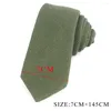 Bow Ties Cotton Tie för män Kvinnor Skinnhal Nacke Wedding Party Business Casure Slits modedräkter Solid gåva