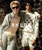 Ah4m herr- och kvinnors high street shorts modemärke Rhude 2023 brev jacquard stickad ull casual pläd capris