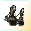 Frauen pumpen dünne High Heels sexy Sandalen Schuhe für Frau Fashion Square Toe Mesh Knöchelriemen Pumps Sandalen Damen Schuhe 7852960